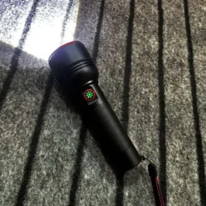 CB2208 Aluminium Alloy Flashlight 1000w Wick with 26650 Battery– Strong, Durable Light with Low Battery Alert & Powe
