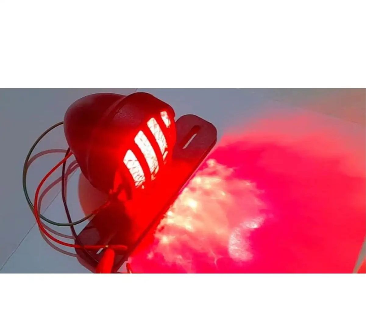 Motorcycle cafe racer backlight, Tale light, brake light with number plate holder 2 in 1 vintage quality ,grill backligh