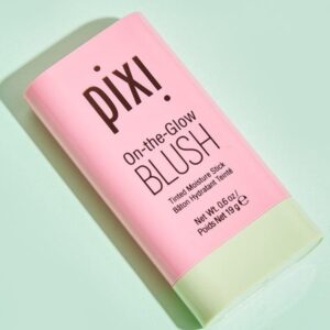 PIXI Blush Stick – Long-Lasting Creamy Blush for Cheeks, Compact On-the-Go Design, Available in Juicy Coral, Fluer Pink