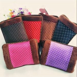 Electric Hot Water bag Heat Pad (Heat Bag) For Pain Relief velvet cloth type also used for hand warmer โ Multicolour