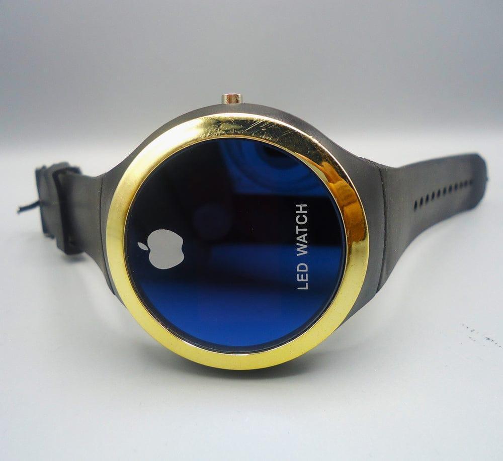 Family Gift Pack of 3 Watches | Best Quality Watches | Daniel Wellington Watch + LG Quartz Watch + Apple Logo Digital Wa
