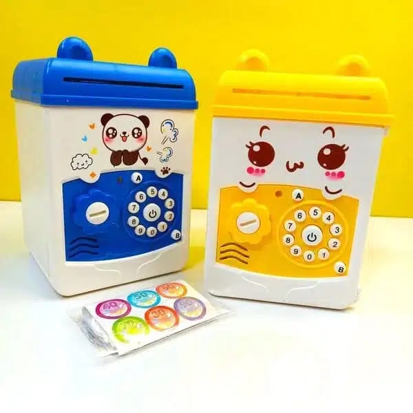 Musical Cartoon Money Safe Bank for Kids – Fun, Secure & Interactive Savings Vault!