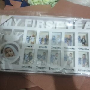 Newborn Baby Photo Frame Baby Pictures Plastic Frame For 12 months Monthly Milestone Photo Frame My First Year Picture F