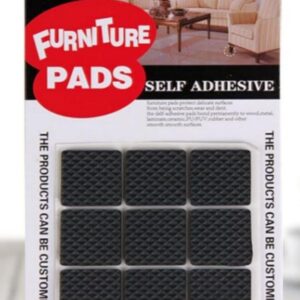 Pack of 2/ 18 /8 Self-Adhesive Furniture Pads Rubber Floor Protector Non-Slip Furniture Pads, Sofa, Bed, Table, Cabinet,