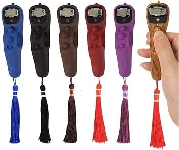 Finger Counter-Islamic Tasbih Bead Digital Finger Rotating Prayer Beads with Digital Counter Counter for Prayer Islamic