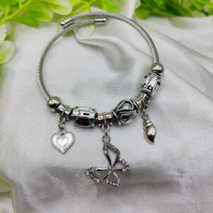 1 Piece Imported Stunning Pandora Butterfly Charm Bracelet | Best Quality Bracelet For Girls & Women | Girls & W