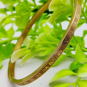 Adjustable Cartier Roman Numeral Adjustable Imported Gold Bracelet | Best Quality Artificial Bracelet For Girls & Wo