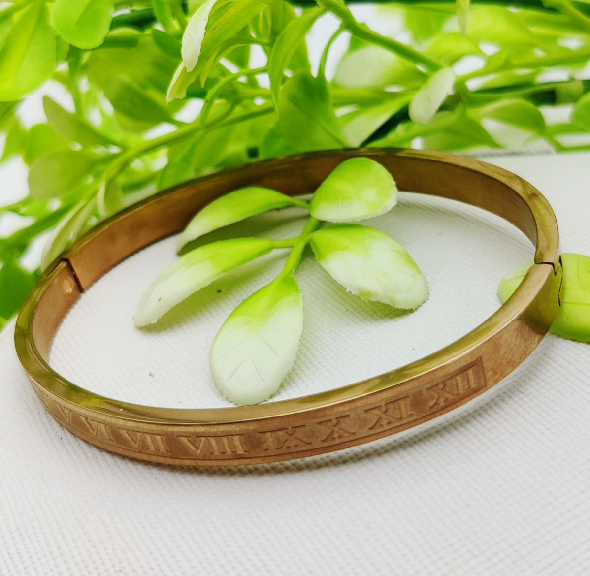 Adjustable Roman Numeral Bracelet - Adjustable and Imported Cartier Gold Bracelets | Best Quality Artificial Bracelet Fo