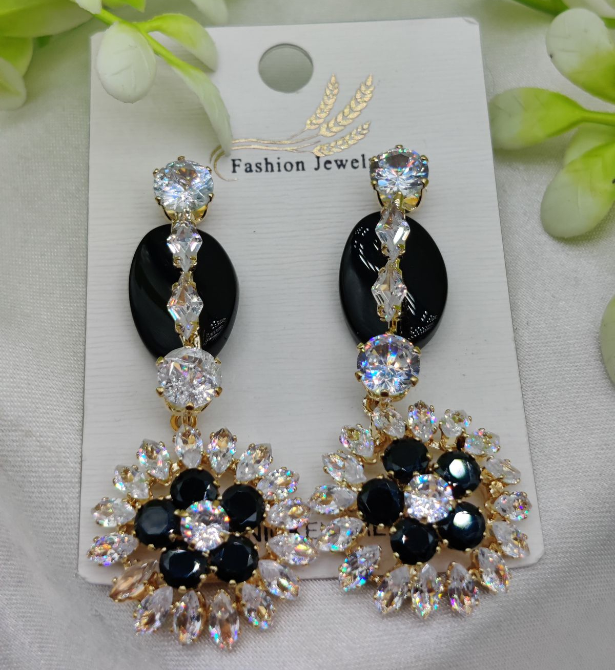 Imported Radiant Luxe Crystal Bloom Earrings – Elegance Redefined – Nickel-Free| Girls Earrings | Women Earrings | Jewel