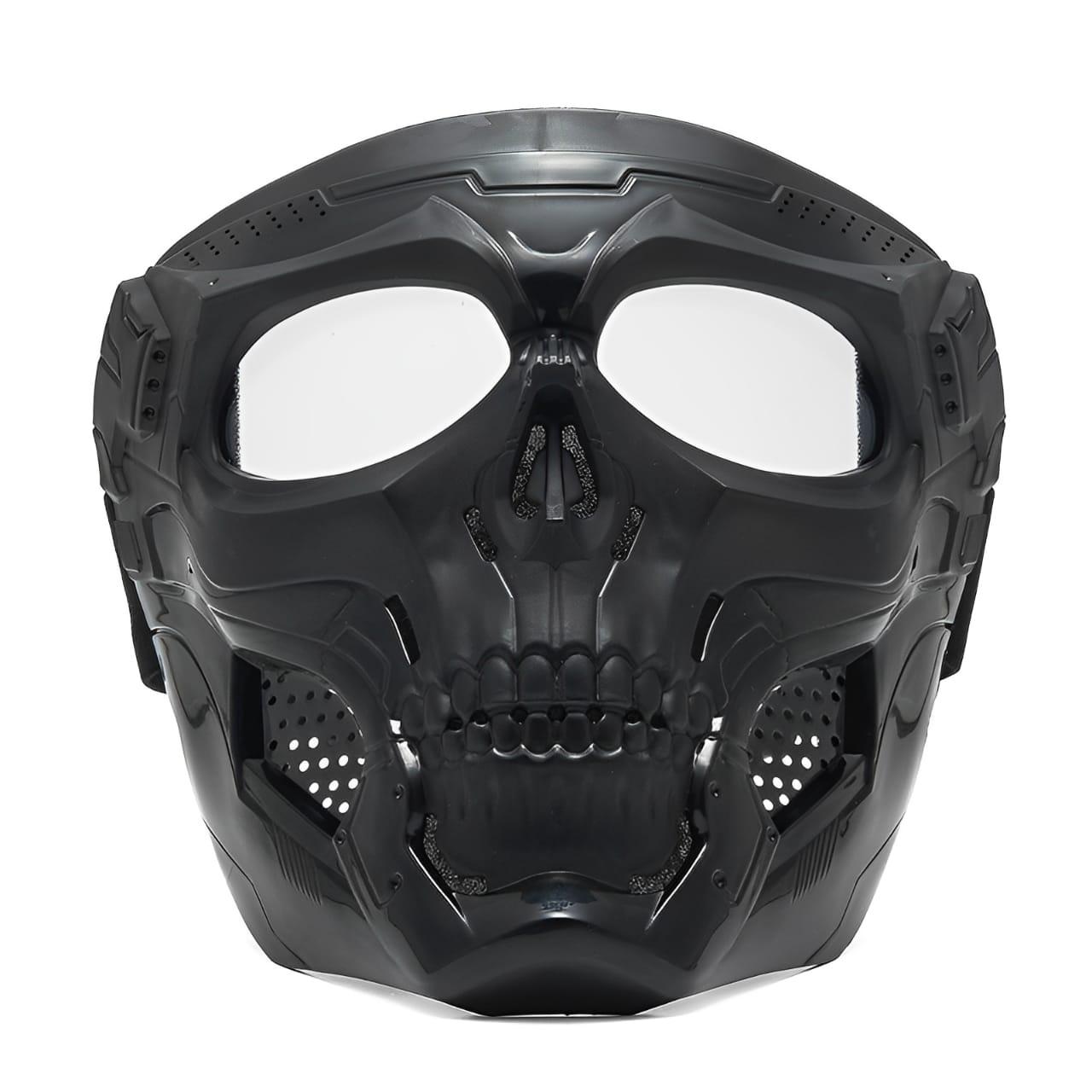 Motorcycle Skull Mask Cycling Windproof Full Face Skeleton Protective Mask Colorful Sickle Color Tactical Bike Bicycle M