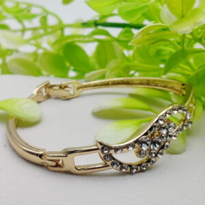 Exquisite Imported Adjustable Crystal Leaf Bracelet | Best Quality Artificial Bracelet For Girls & Women | Bracelet