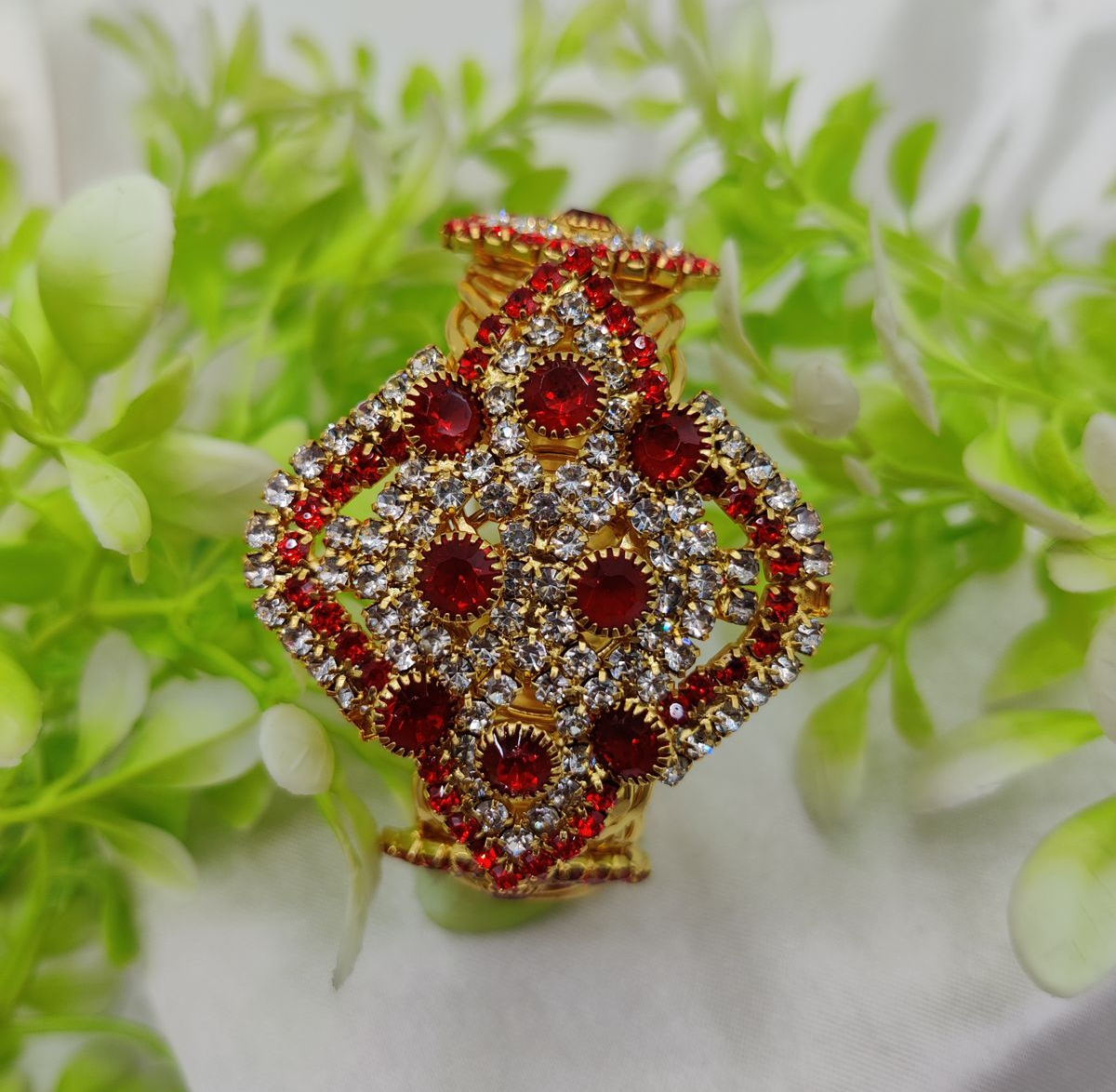 Imported Royal Elegance Sapphire Bracelet – Regal Design Golden Bracelet – Best Quality Artificial Bracelet For Girls &a