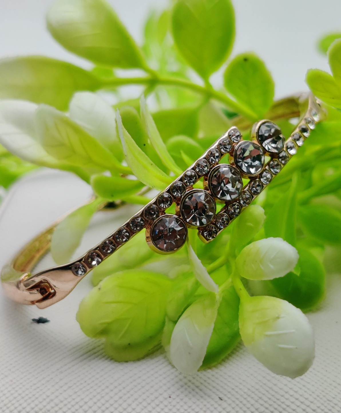 Radiant Elegance Adjustable Crystal Bracelet | Best Quality Artificial Bracelet For Girls & Women | Imported Glamour