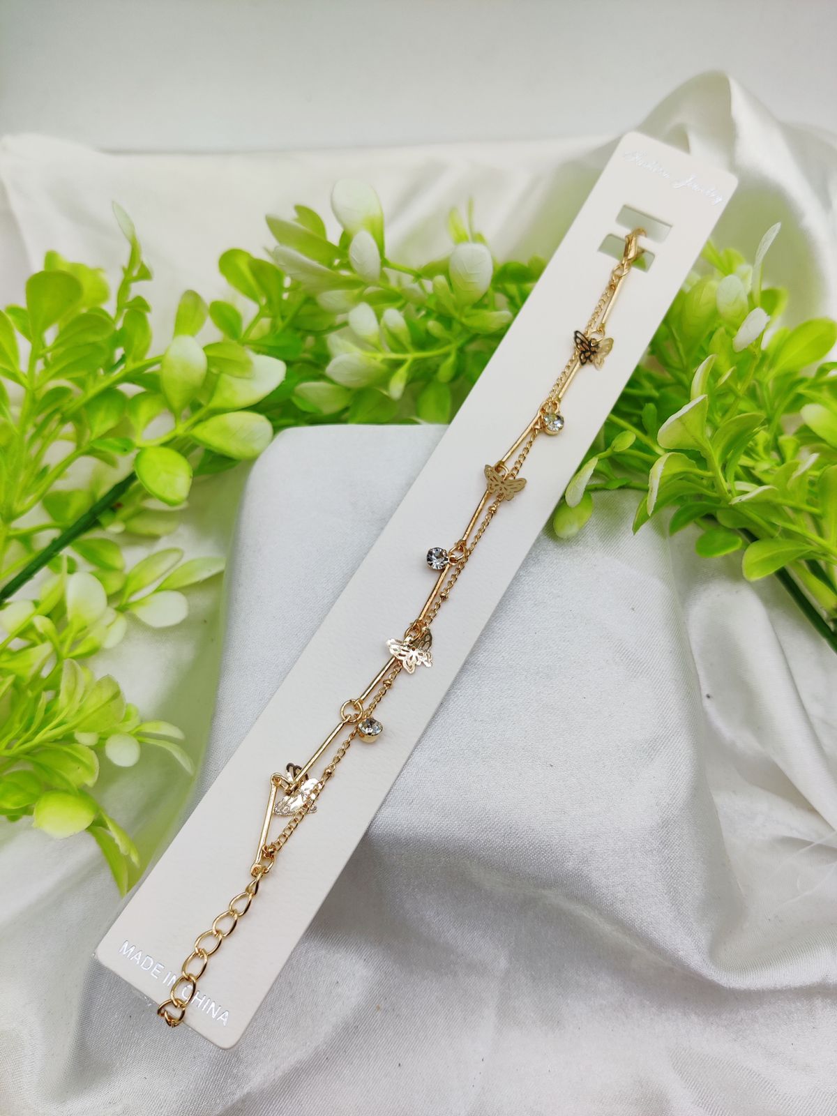 Imported Elegant Adjustable Charm Bracelet - Imported Elegance | Best Quality Artificial Bracelet For Girls & Women