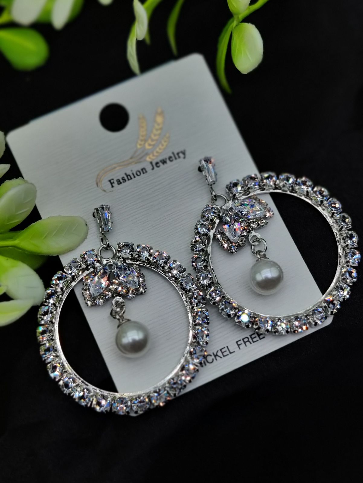 Imported Elegant Earrings Starburst Pearl,Designs | Best Quality Earrings For Girls & Women | Luxury Look Earrings (