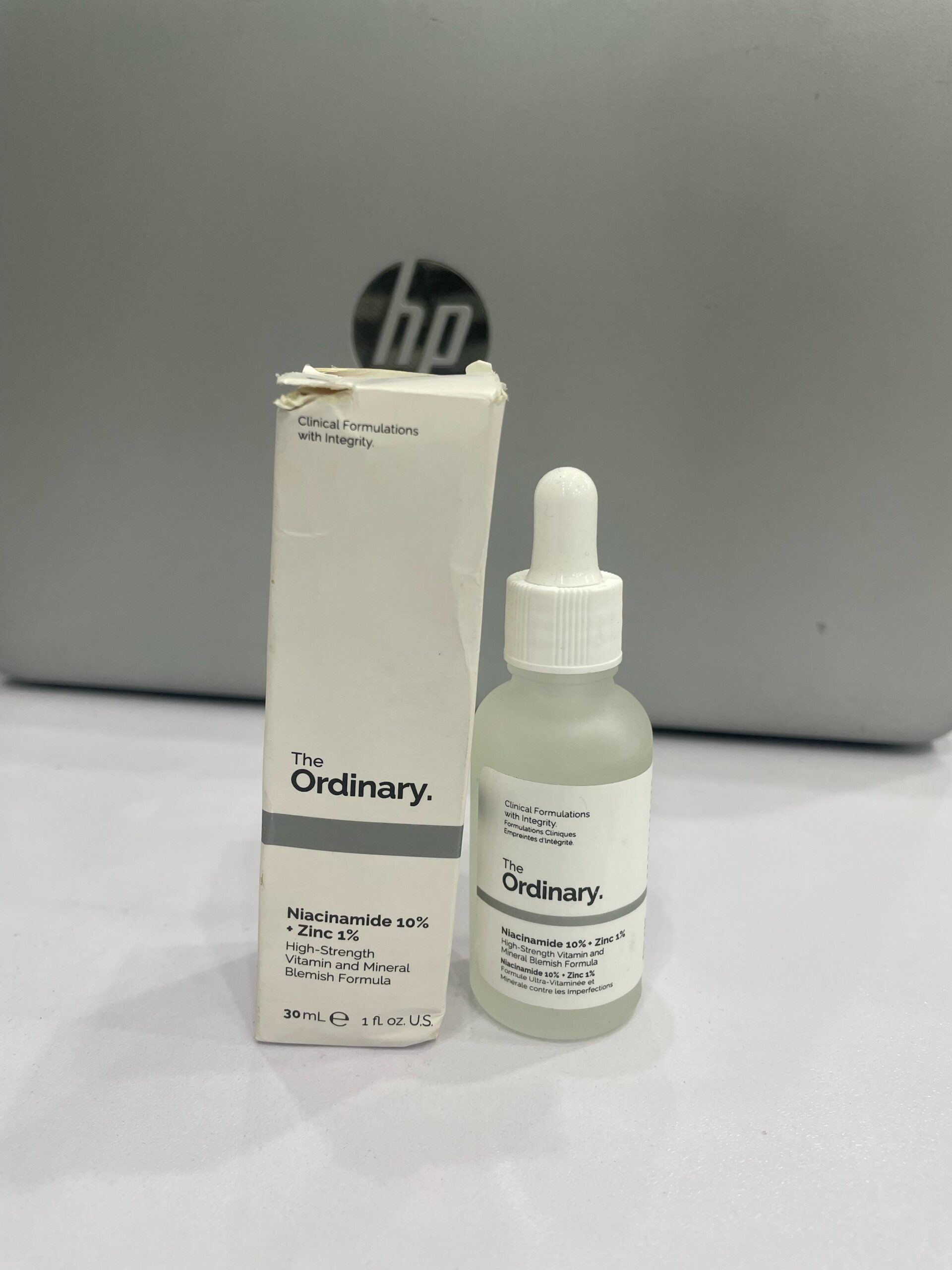 The Ordinary Niacinamide Serum 10% + Zinc 1% Supersize Serum 30ML with batch code