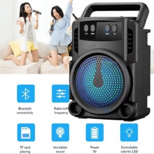 GTS 1360 Portable Rechargeable Mini Wireless Bluetooth Speaker With FM Radio USB & SD Card Supported Super Loud Ster
