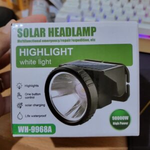 Solar Headlamp WH-9968A – Ultra-Bright, Rechargeable & Eco-Friendly for Outdoor Adventures!