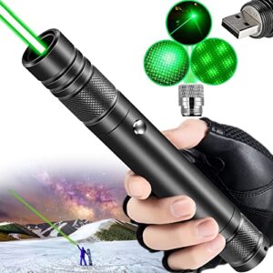 RL 303 Green Laser Pointer – Rechargeable with Lock Key, Charger & Ideal for Teaching, Astronomy, Presentations &amp