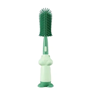 3-in-1 Silicone Baby Bottle Cleaning Brush Set – Pacifier, Straw, and Bottle Scrubber