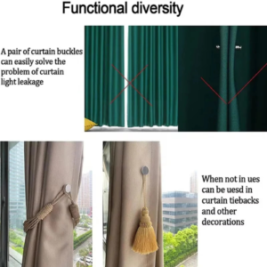 Curtain Pins, Curtain Tiebacks, Magnetic, Gap Resistant, Lace | Curtains, Curtain Accessories, Fasteners | Curtains Butt