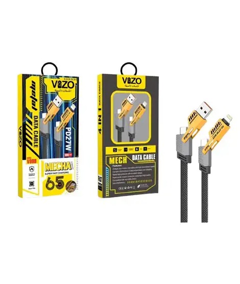 V999 5-in-1 Ultra Fast Multi-Mode Cable | Best Quality Cable For Multiple Devices | Charging Cable | Data Cable | Mobile