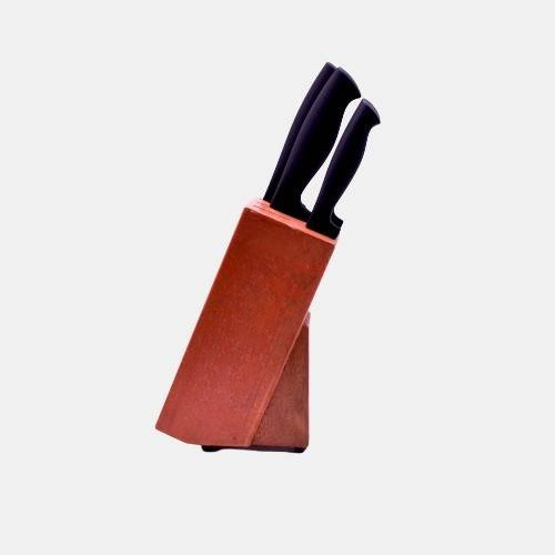 Knife Stand Wood Organize And Display Your Knives With Style | Wooden Knife Holder Block Stand Organizer for Kitchen Kni