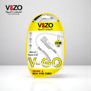 Vizo V-Go 22W Fast Charging Type-C Data Cable | Best Quality Type Fast Charging Cable | 22W Fast Charging Cable | Chargi