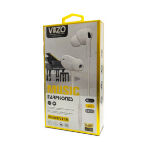 VIZO V110 Super Bass Hand free | Wired In Ear Phones for Men and Women | Best Quality Earphone - Hands-Free For Mobile M