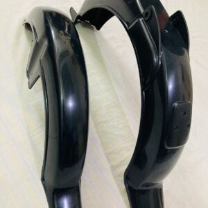2 Pc Motorcycle Plastic Fender Mudguards Cover Set Best Quality โ 70cc Bike โ Front & Back