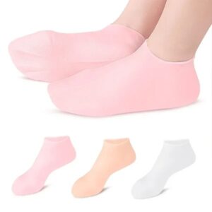 01 Pair - Silicone Foot Care Socks Anti Cracking Moisturizing Gel Socks Cracked Dead Skin Remove Protector - Silicone So