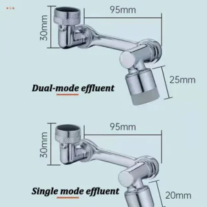 1080°Rotatable Faucet Aerator Bathroom Washbasin Tap Splash Filter Kitchen Faucet Extend Faucet Water Saving Bubbler Noz