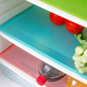 Refrigerator Mats Shelf Liners, 45 ร150cm Plastic Refrigerator Liners Washable Can Be Cut Waterproof Refrigerator Pads F
