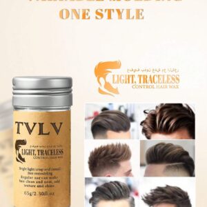 TVLV Hair Wax Stick Broken Hair Finishing Styling Stick for Broken Hair, Wigs, Edge Control - Styling Wax for Fly Away &