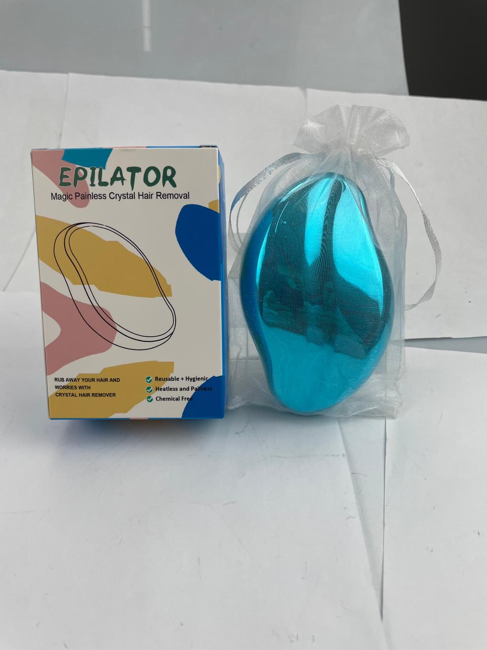 Bleame Crystal Hair Eraser – Painless Exfoliation Hair Removal Tool For Arms Legs Back – Apply To Any Part Of The Body –