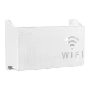 Router Storage Box Wall-mounted Plastic Cable Power Bracket Box Home Decoration Wireless Router Wifi Decoration, Set-top