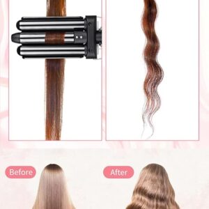 Babyverse Professional Couture Hair Pro 3 Ceramic Wave Styler- Beach Waves for Women (Random Color)