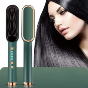 HQT-909 Hair Straightener Ceramic Heated Hair Brush | brush straightener | Ceramic Heated Hair | Hair styling | Hair Bea