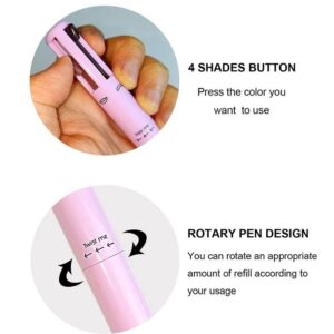 Multi-effect 4 In 1 Eyeliner Eyebrow Pencil Contour Pen Long Lasting Waterproof for girls, eyeliner lipstick highlighter
