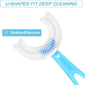 Big Size Baby Toothbrush Toddlers Teeth Cleaning Brush Kids U Shaped Toothbrush