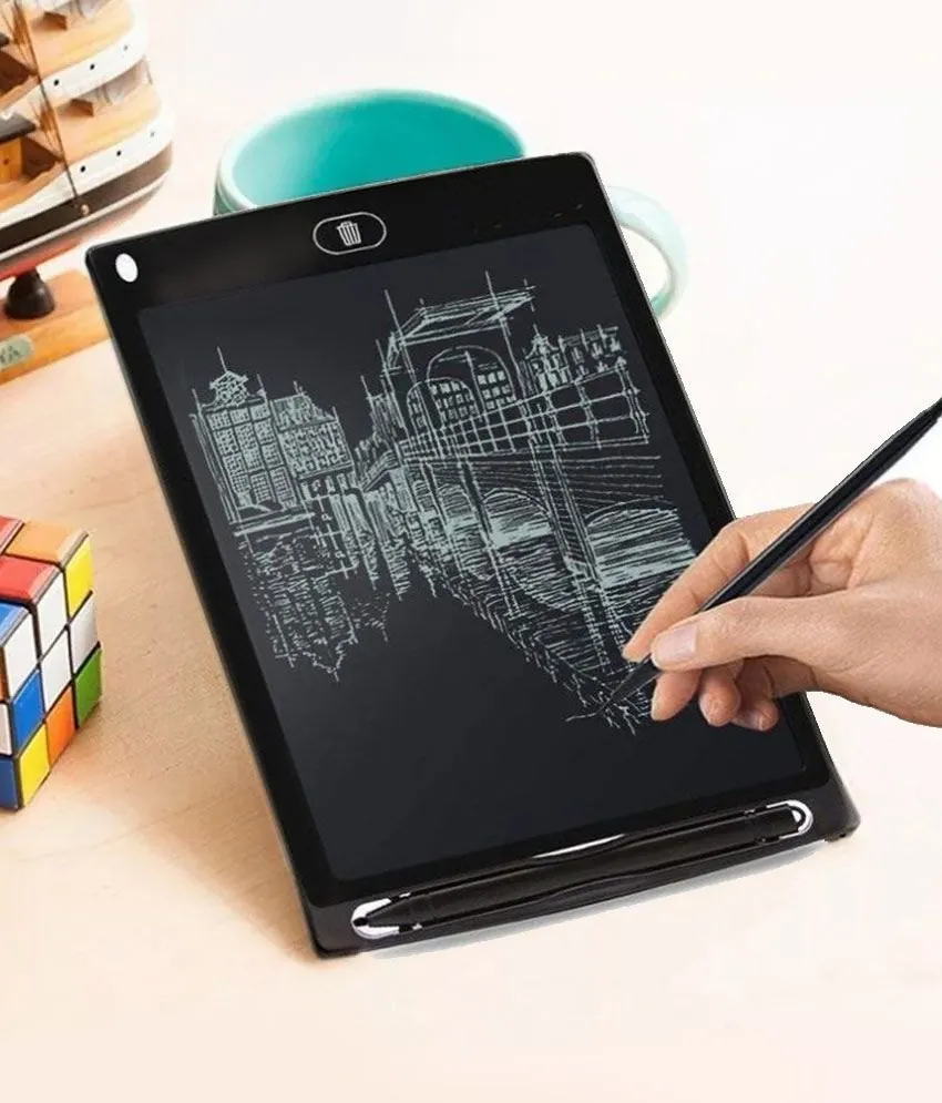 Hardbound LCD Writing Pad 8.5 inch LCD Tablet(random color )