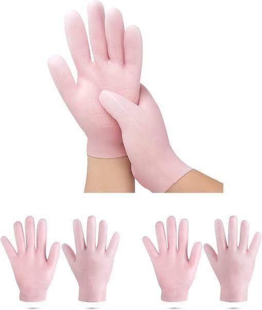 (1 Pair) Moisturizing Glove Socks Set, Silicone Gel Spa Socks For Dry Cracked Skin