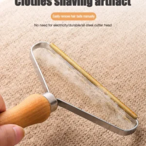 Portable Manual Hair Remover Coat Roller Hair Remover Double-sided Shaving Knife Pet Hair Cleaning Brush Sofa Shaving Ba