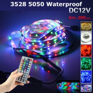 RGB LED Strip Lights 5m WiFi Smart LED Light Strip Compatible with Alexa,Google Home Controlled by Smart APP - Music Syn