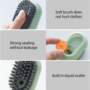 Multifunctional Soft-Bristled Shoe Brush Shoe Brushes Long Handle Brush Automatic Filling Clothes Cleaning Clothing Boar
