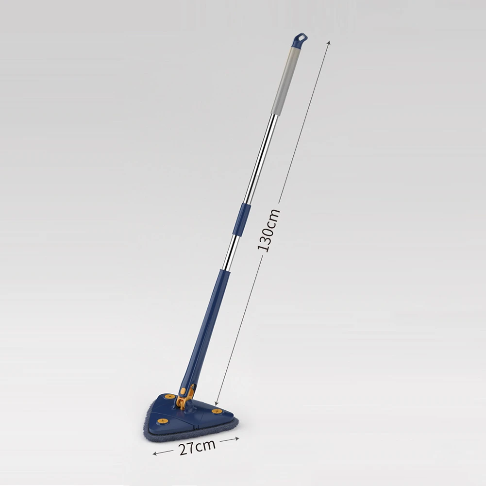 Extended Triangle Mop 360 Twist Squeeze Wringing X-Type Window Glass Toilet Bathroom Floor Household Cleaning Ceiling Du