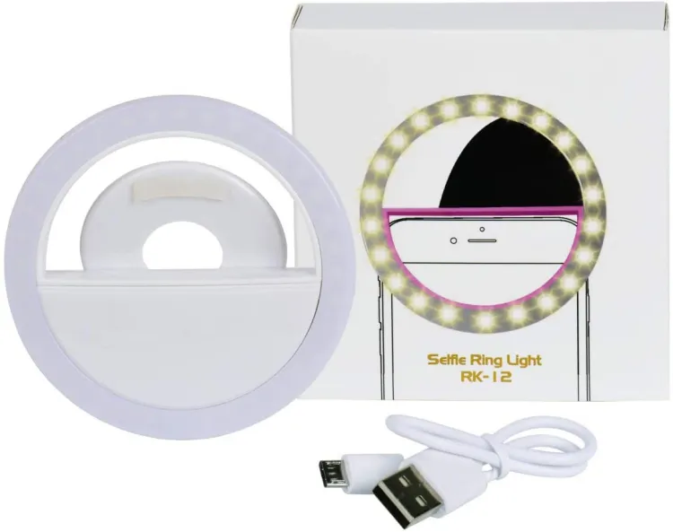 Selfie Ring Light With LED Camera Photography Flash Light
