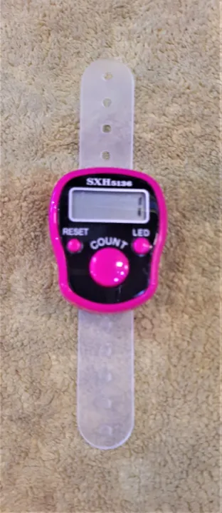 SXH Original Finger Counter with LED - Counts ( Tasbeeh / Digital Clicker ) (Random Color)