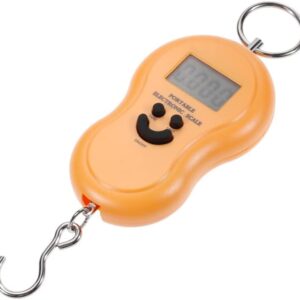 Utility Luggage Scale 50Kg Mini Digital Scale for Fishing Luggage Travel Weighting Kitchen Steelyard Hanging Electronic