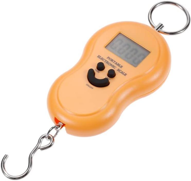 Utility Luggage Scale 50Kg Mini Digital Scale for Fishing Luggage Travel Weighting Kitchen Steelyard Hanging Electronic